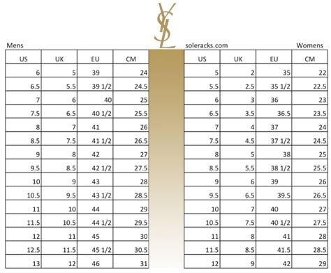 ysl shoe size chart|are YSL heels comfortable.